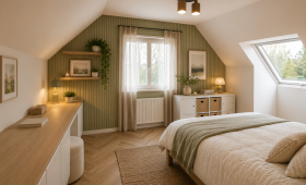 rénovation chambre à Landivy (53190)