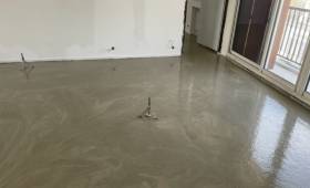 Réalisation d'une chape fluide à Asnières