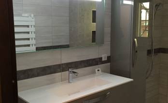 rénovation complète de salle de bain