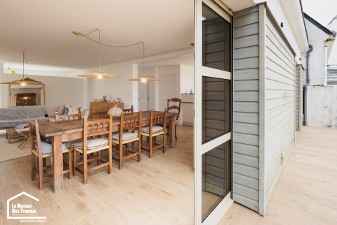 Ouverture maximun vers l'extérieur