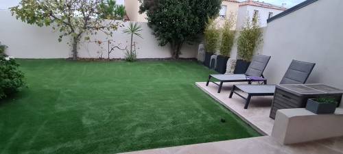 Installation d'un gazon artificiel