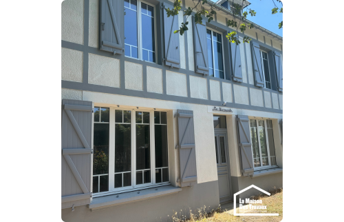 Ravalement de façades en colombage 