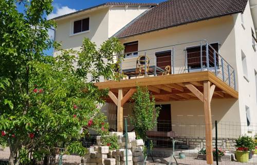 terrasse en bois de méleze à Cosne sur Loire 6