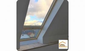 Pose d'un Velux cabrio à Saint Pair sur Mer (50380).