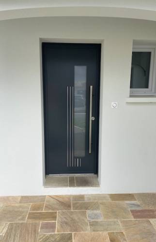 Porte d'entrée - Extension pour réaliser une cuisine au Bignon