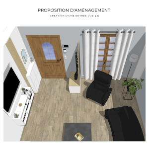 Aménagement d'une entrée et d'un séjour - HELENE SOORBEEK - La Maison Des Architectes