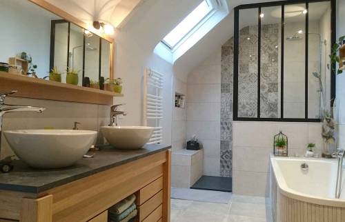 Rénovation d'une salle de bain à La Fresnais (après)