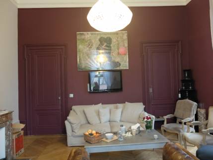Rénovation et décoration d'un salon et de chambres (Lyon - Ecully) vue avant travaux