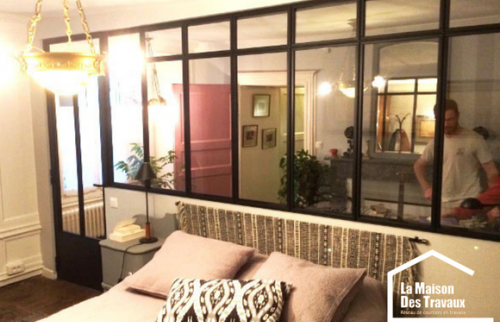  Verrière d'atelier côté chambre