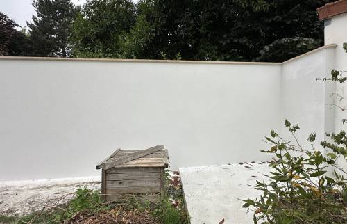 Création d'un mur de clôture à Antony