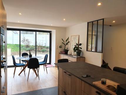 rénovation d'une maison à Quévert