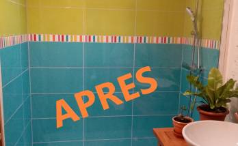 Salle de bain avant rénovation 
