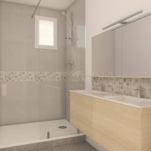 Rénovation d'une salle de bain clé en main - Delphine Verseux - La Maison Des Architectes 