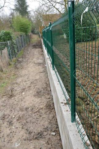 Construction d'une clôture rigide mitoyenne - Evry-Grégy-sur-Yerres 77166