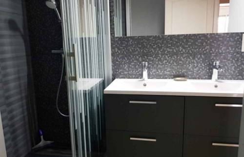 meuble vasque+douche