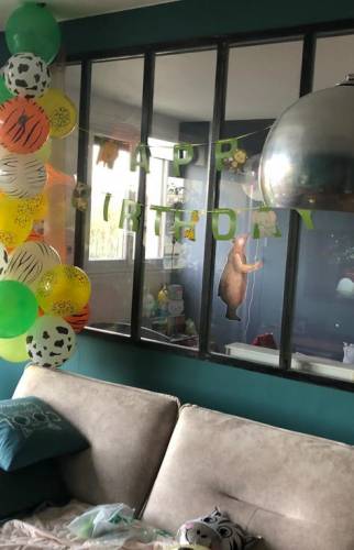 Verrière dans une chambre d'enfant à Saclay ( 91400 )