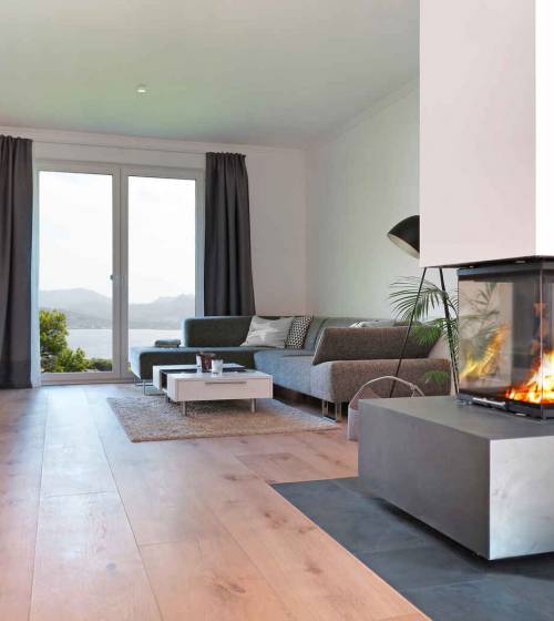 Cheminée contemporaine