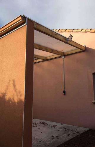 Carport toit en polycarbonate