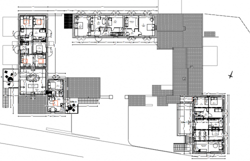 Rénovation d'une bâtisse au sud de Nantes pour créer 5 gîtes