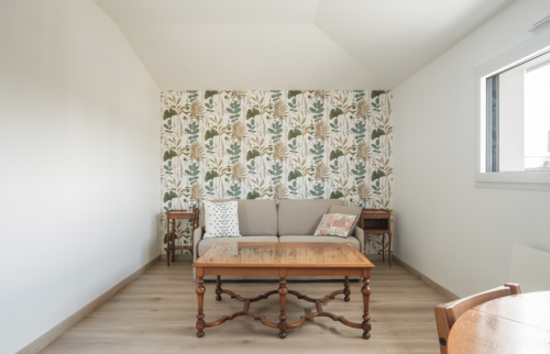 Surélévation de maison à Vertou pour créer une chambre chambre avec mezzanine