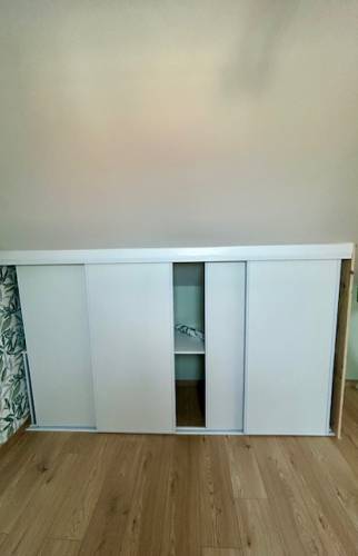 Aménagement de combles pour une maison à Troyes placards