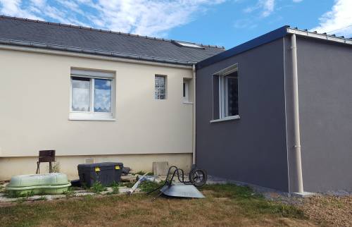 Après isolation thermique par l'extérieur