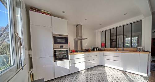 Avant et après réno cuisine Pontarlier