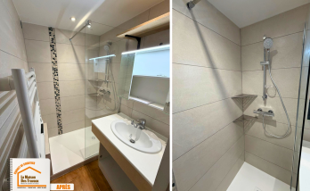 travaux salle de bains Sallanches, rénovation intérieure montagne, salle de bains fonctionnelle, courtier en travaux Haute-Savoie, rénovation maison Sallanches