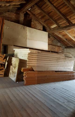 Pendant les travaux de rénovation combles amiens