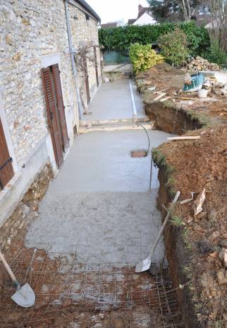 Travaux d'agrandissement et de rénovation de terrasse - Moissy-Cramayel 77550