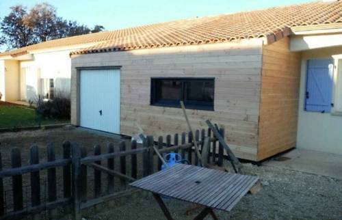 isolation extérieur sur l'ancien garage