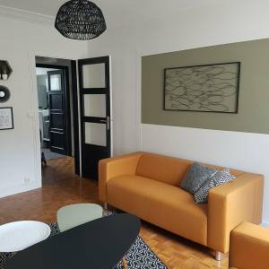 Salon colocation orléanaise - Alexandra Boiret Fleury - Décoratrice - La Maison Des Architectes