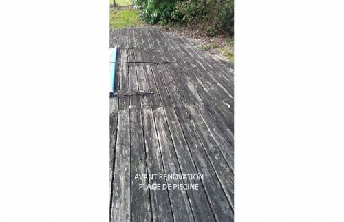 AVANT TRAVAUX DE RENOVATION TERRASSE A FEREL (56130) LA MAISON DES TRAVAUX VANNES SARZEAU PENESTIN