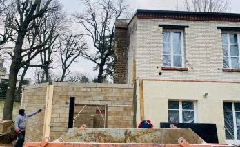 Construction de l'extension de maison - Pays Houdannais