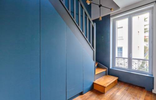 Rénovation de l'entrée et de l'escalier - Marly-le-Roi