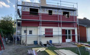 Surélevation en ossature Bois la Maison des Travaux Rouen 2