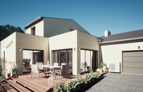 Agrandissement d'une maison au coeur de Vertou