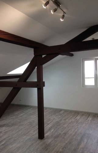 Combles aménagés, chambre parentale à Saint Louis