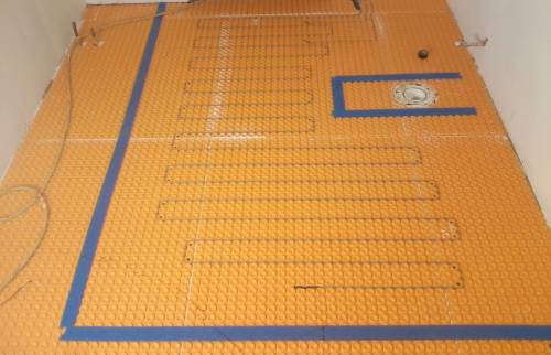 plancher chauffant électrique
