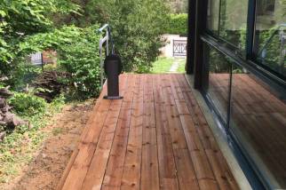 Réalisation d'une terrasse en bois