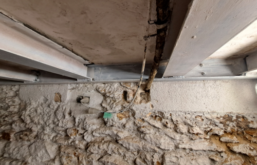 Les poutrelles métalliques en renforcement du sous-oeuvre