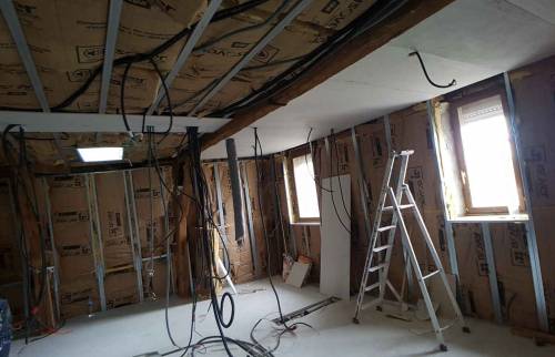 L'appartement pendant les travaux