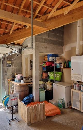 vus de l'emplacement du placard 2 portes