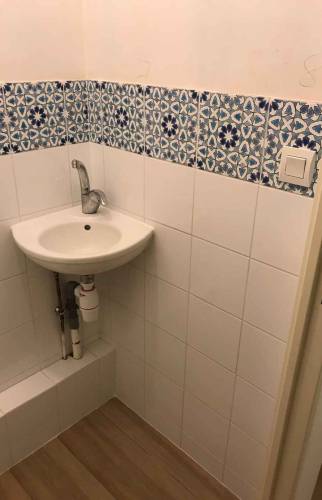 Vasque WC après rénovation 