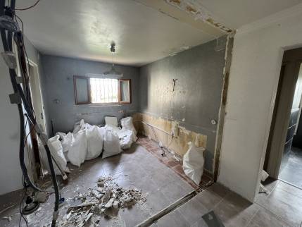 Cuisine en cours de rénovation