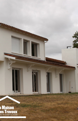 AVANT devant de la maison avant la création de la terrasse en bois
