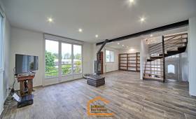 rénovation salon lumineux à Amancy