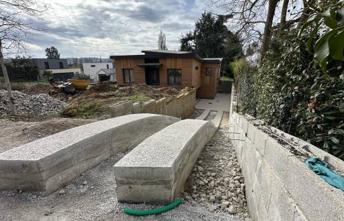 Création d'une dalle de garage à Verrières Le Buisson (91)