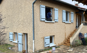 Changement des fenêtres et portes d’une maison à Saint-Genis-Les-Ollières 69290