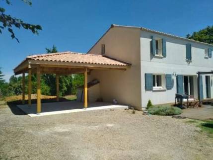 Installation d'un carport